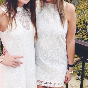 BB Dakota White Lace Dress